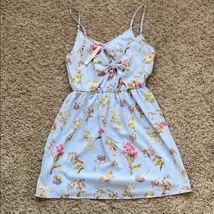 Floral speechless dress